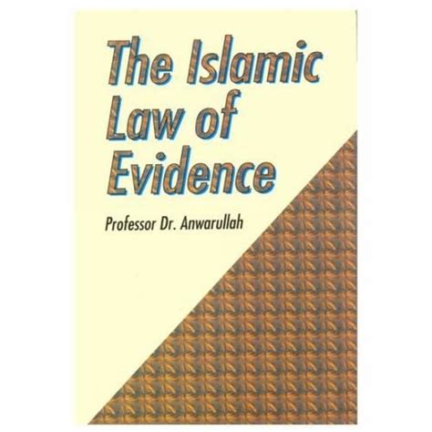 Buy The Islamic Law of Evidence Book Online at Low Prices in India ...