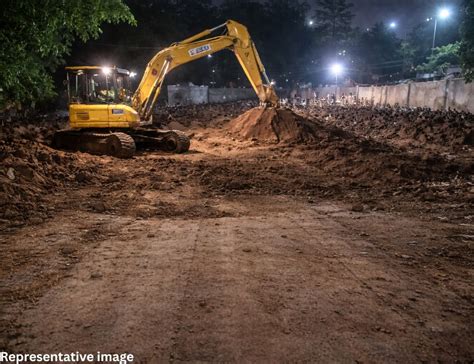 graveyard construction near ESI Hospital Erragadda