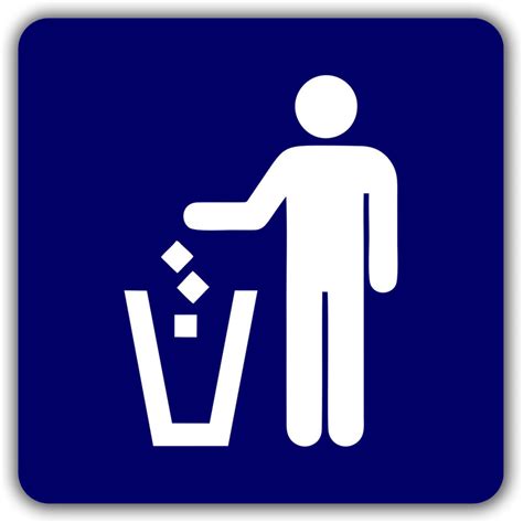 Signever Use Dustbin Logo Sign Board For Company Office Hospital ...