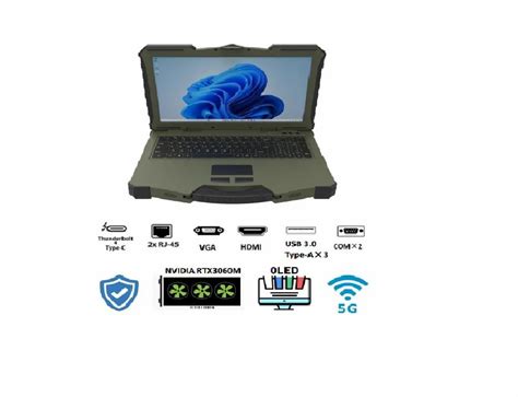 Rugged Computer - STS 15.6 INCH 100 FULLY RUGGED LAPTOP WITH GRAPHICS ...