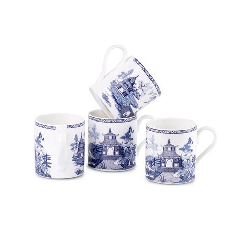 Balmoral Willow Mug Bone China Milk Mugs – Dandy Lines by DATA