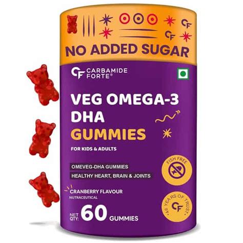 Buy CARBAMIDE FORTE VEG OMEGA3 DHA - GUMMIES | OMEGA VEG DHA GUMMIES ...