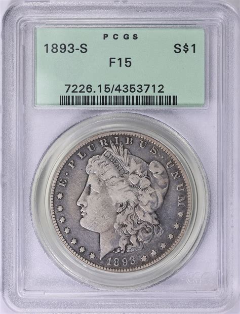 1893-S Morgan Silver Dollar PCGS F-15 OGH (Item 1856551 ...