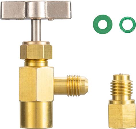 R134A Can Tap Valve Refrigerant Dispenser Tool Brass India | Ubuy