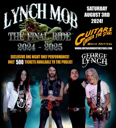 Lynch Mob (Final Ride Tour) @ Guitars Under The Stars, 82860 Brookhurst ...