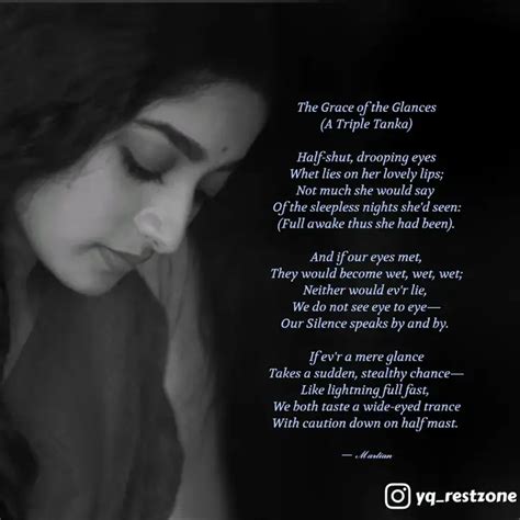 The Grace of the Glances ... | Quotes & Writings by Martian Mirth ...