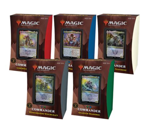 Commander 2021 Decks - Strixhaven School of Mages – Mythicos