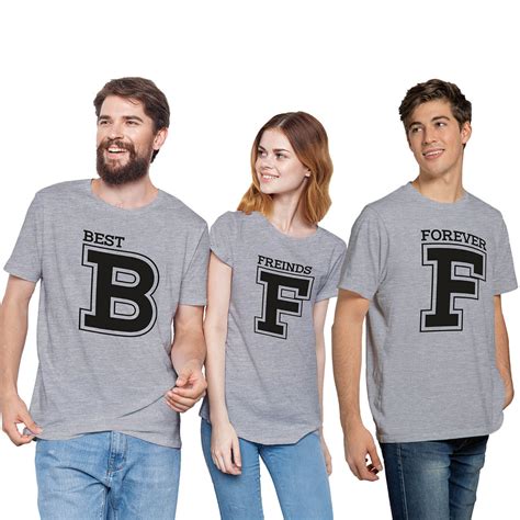 BFF - Best Friends Forever Cotton Tshirts For Reunion - Pack of 3 Buy ...