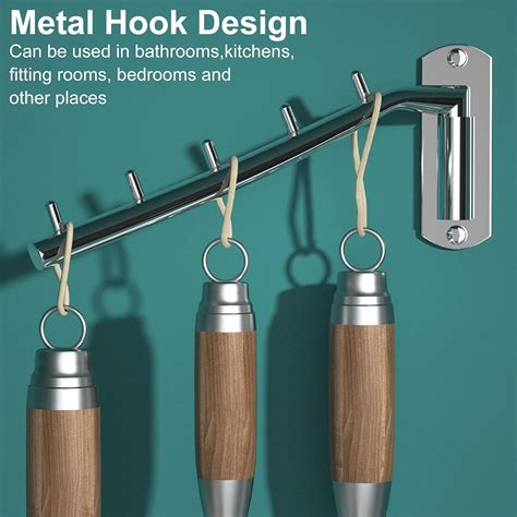 Buy Folding Clothes Rack Wall Mount, Foldable Wall Clothes Drying Rack ...