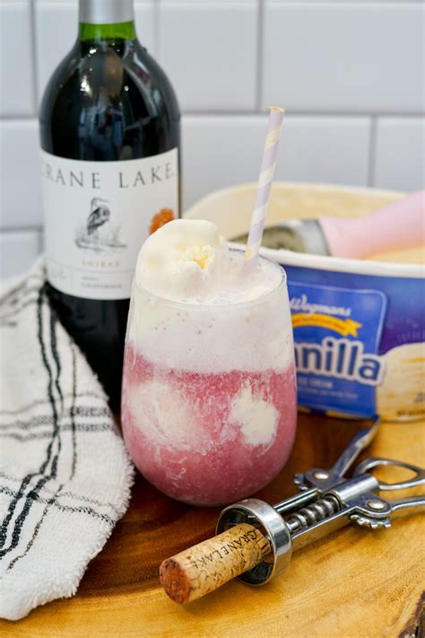 Red Wine Drink Recipes | Red Wine Float » Sunny Sweet Days