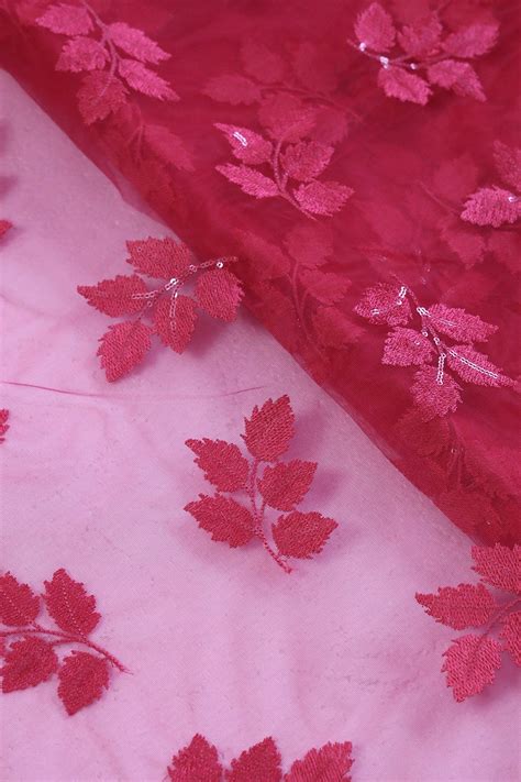 Buy Net Embroidery Fabric | Doeraa Net Fabric Online