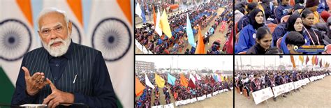 PM Modi inaugurates the 72nd National Volleyball Tournament in Varanasi ...