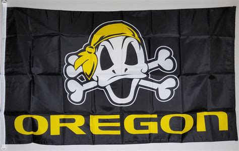 Oregon Ducks Pirate Flag – Kick Ass Flags