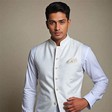 White Nehru Jacket | Sleeveless Modi Jacket for Men