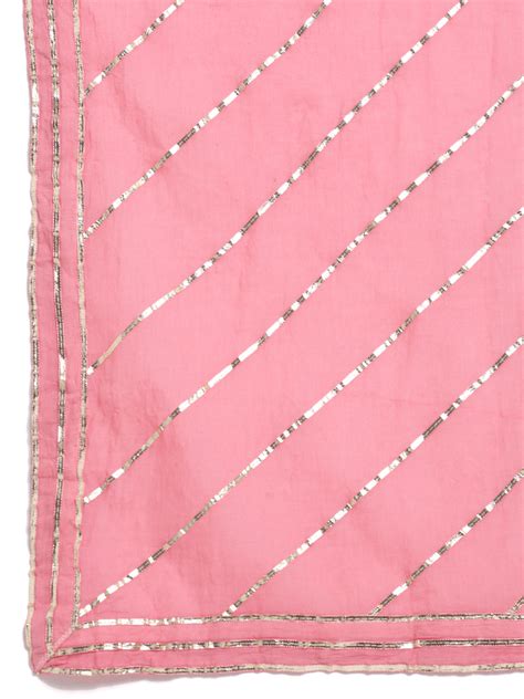 Soothing Green Pink Printed Sharara and Dupatta – anokherang