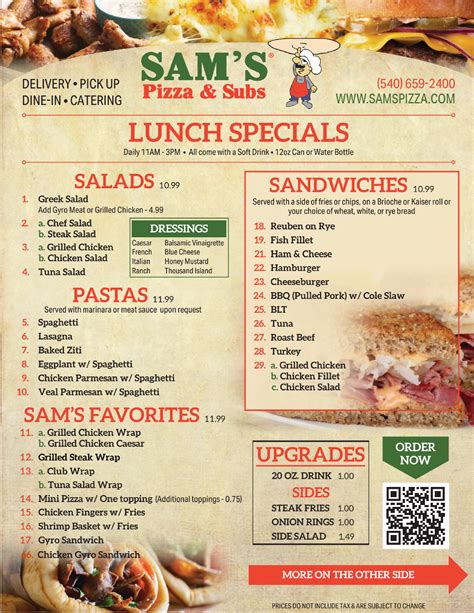 Sam's Bagels Menu Catonsville at Thomas Gabaldon blog