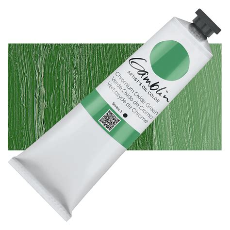 Gamblin Artist's Oil Color - Chromium Oxide Green, 150 ml tube| Utrecht ...