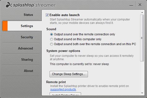 Download Splashtop Streamer for PC / Windows