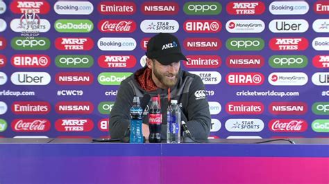 10 July - Manchester - New Zealand Captain Kane Williamson post-match ...