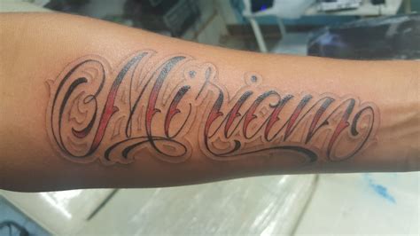 Miriam Name Tattoo
