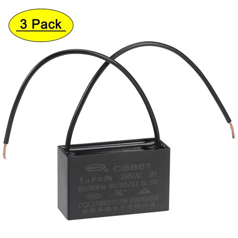 Uxcell 8uF 250V AC 2 Wires CBB61 Ceiling Fan India | Ubuy
