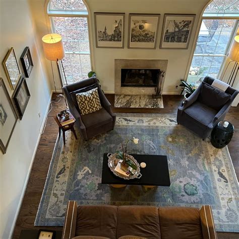 Distressed Oushak Carpet, Vintage Oushak Wool Rug, Modern Oushak Rugs ...