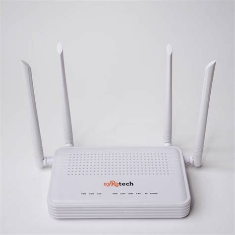 Syrotech SY GPON 2010 WADONT Dual Band XPON ONT with 4 Antenna Fiber ...