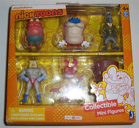 Buy Nicktoons Ren and Stimpy 2" Deluxe Collector Figure Set, 6-Pack ...