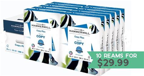 Staples 10-Ream Copy Plus Paper, $29.99 :: Southern Savers