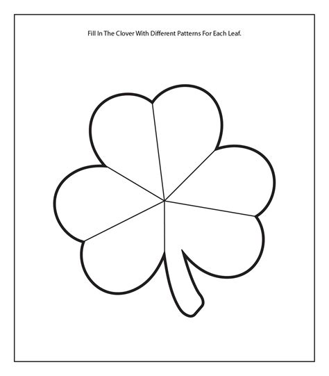 Shamrock Template Cutouts - 10 Free PDF Printables | Printablee