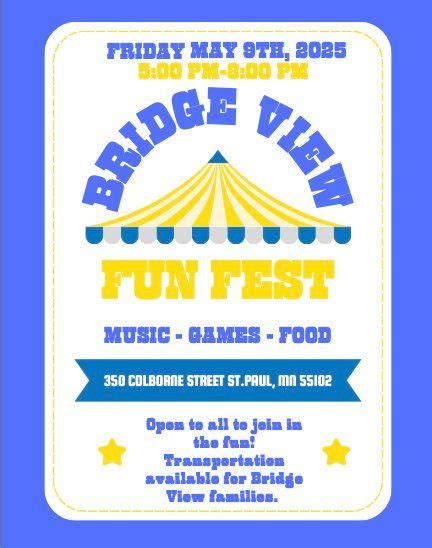 Bridge View Schools Annual Fun Fest , 350 Colborne Street, 55102, Saint ...