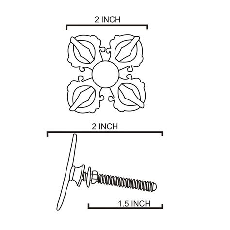 Square Metal Knob – NEERJA INTERNATIONAL INC