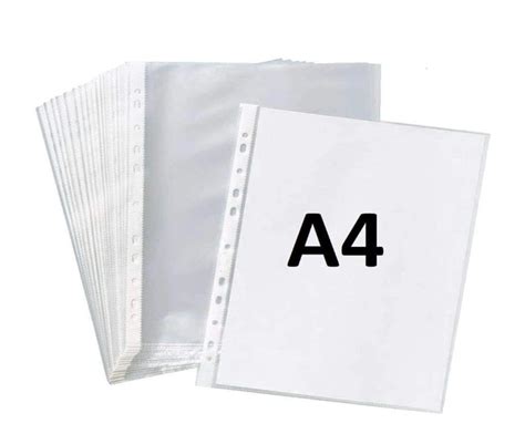 Sheet Protector 120 Microns A4 Size (Pack of 10)