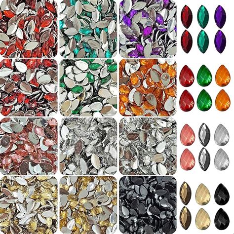 INDIKONB 3620 Pcs Multicolor Rhinestones Flatback Pastable Kundan ...