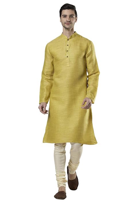 Buy Ethnix by Raymond Men's Cotton pathan Suit Kurta (RTKB00994-Y5 ...