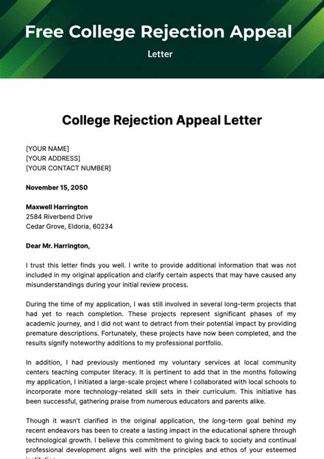 What Does A College Decline Letter Look Like - Infoupdate.org