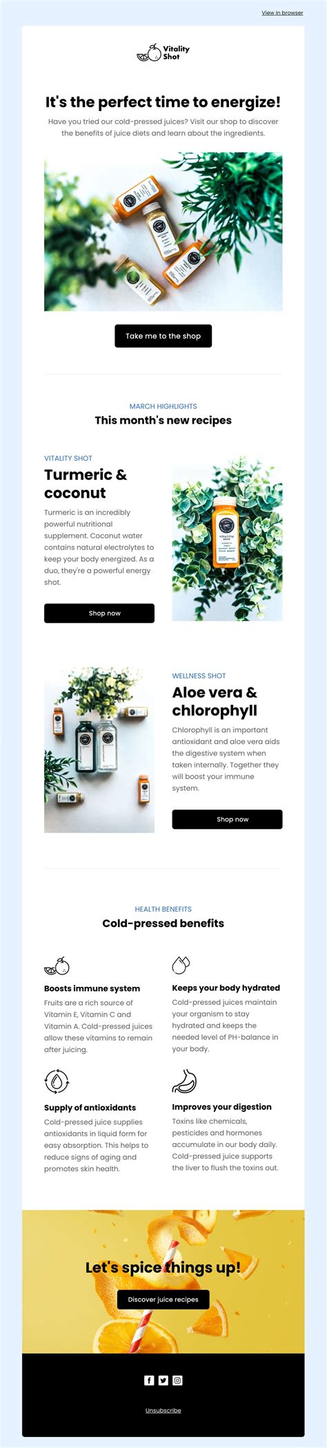 Nutrition Newsletter Template