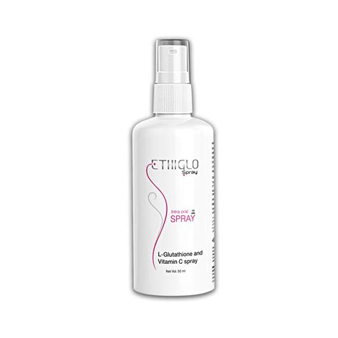 Ethiglo Spray L-Glutathione for Skin Lightening 50ml - Cureka