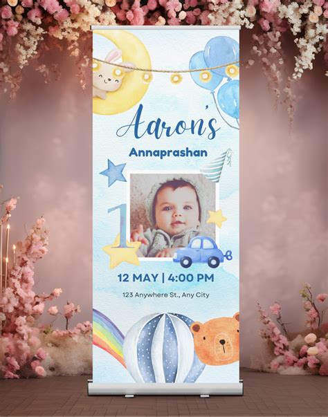 Annaprashan Banner Standee - Design #63 (With Stand) – Maags Designs