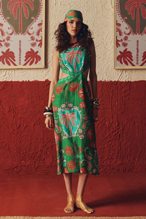 Nomad Bloom Handcrafted Midi Dress – Zabella International