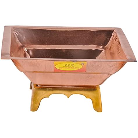 Shiv Shakti Arts Pure Copper Hawan Kund Set India | Ubuy