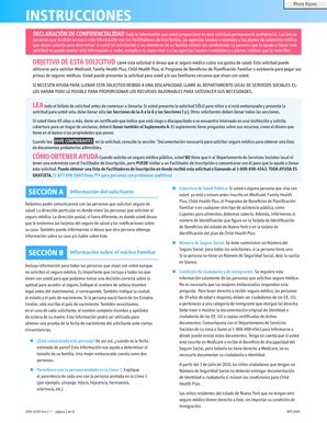 Formulario de solicitud de Medicaid del estado de Nueva York ...