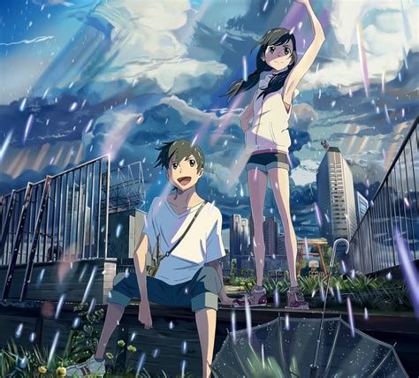 Anime, Weathering With You, Hina Amano, 4K HD Wallpaper