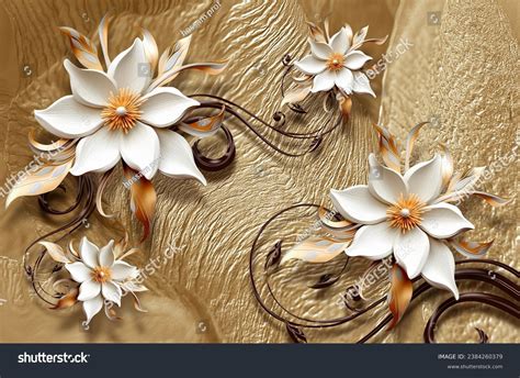 Beautiful 3d Wallpaper Can Be Use Stock Vector (Royalty Free) 2384260379 | Shutterstock