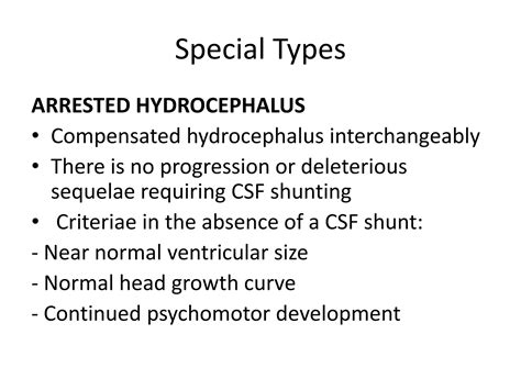 Hydrocephalus diagnosis and management | PPTX