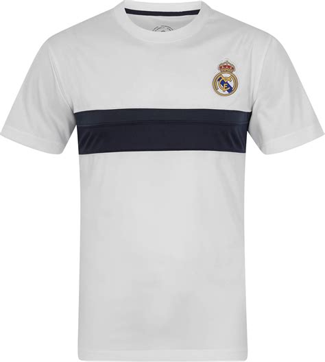 Buy Real Madrid FC Official Soccer Gift Mens Poly Training Kit T-Shirt ...
