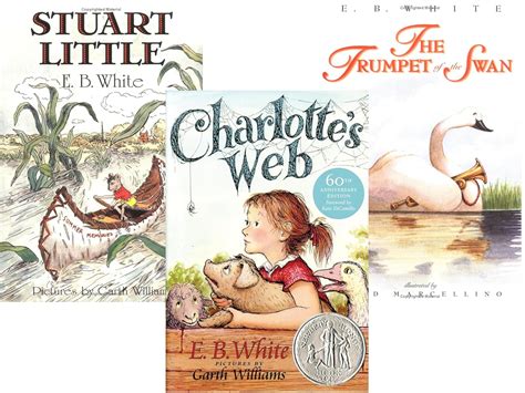 Amazon.com: E.B. White: Charlotte's Web/ Stuart Little/ Trumpet of the ...