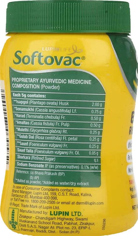 Buy SOFTOVAC CONSTIPATION POWDER BOTTLE OF 100 G Online & Get Upto 60% ...
