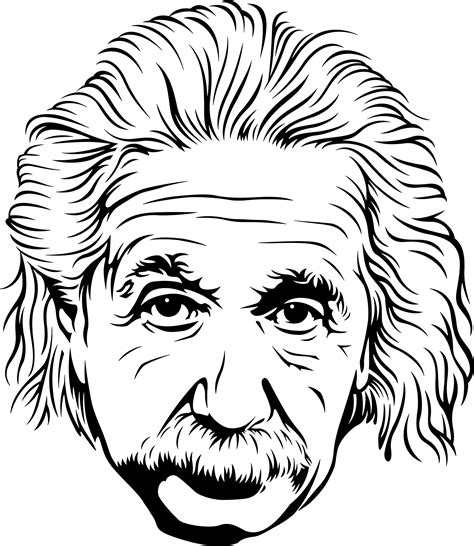 How To Draw Albert Einstein - Drawing Word Searches