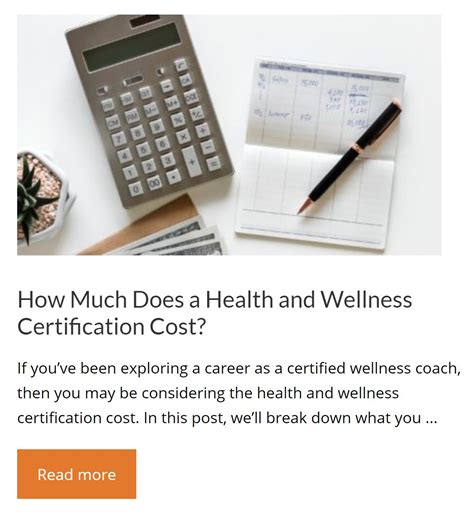 How Much Does a Health and Wellness Certification Cost? | Health and wellness, Wellness coach ...